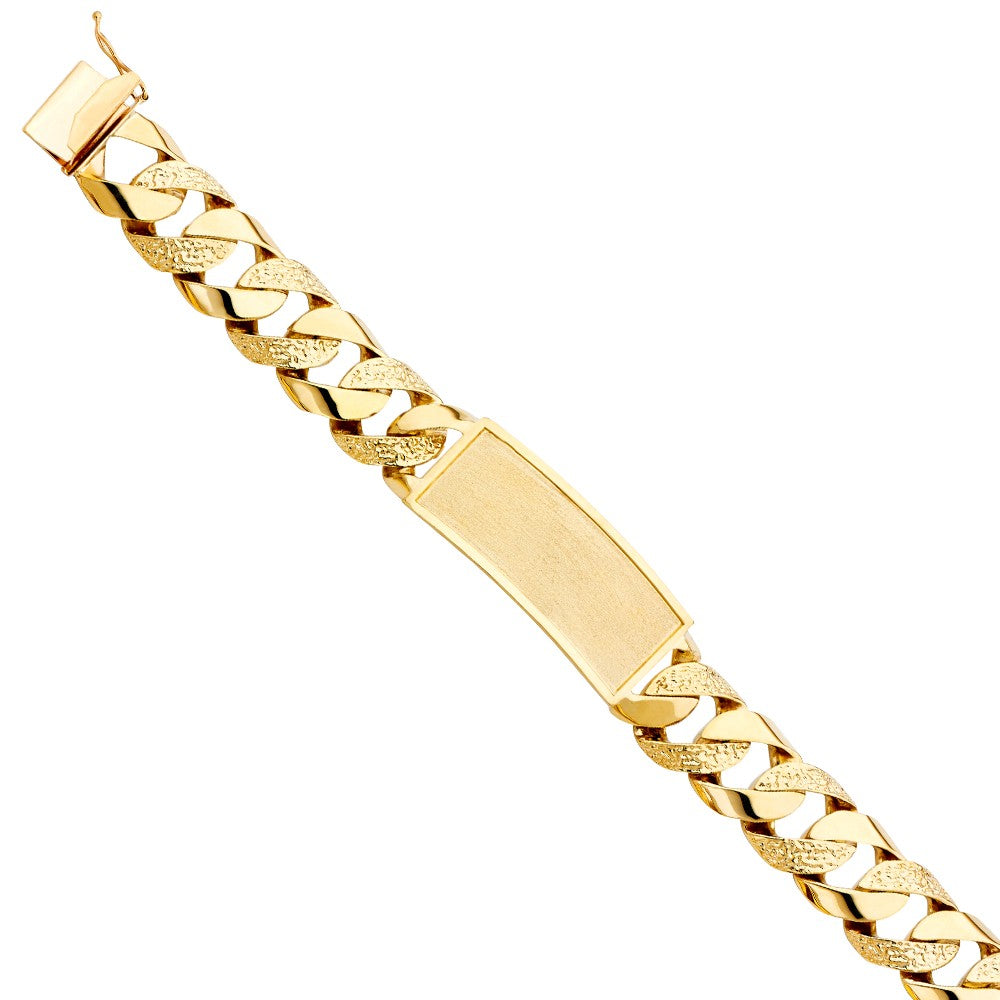 Nugget Cuban Link ID Bracelet - 9