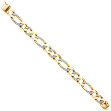Load image into Gallery viewer, CZ Figaro Link Bracelet - 8.5&quot;