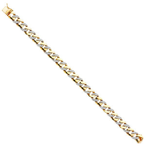 CZ Cuban Link Bracelet - 8.5"