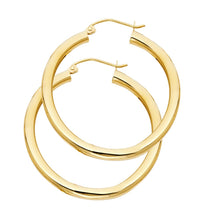 Load image into Gallery viewer, Plain Hoop Earrings - 2 Colors - Three Sizes