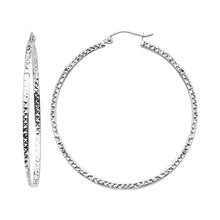 Load image into Gallery viewer, DC Square Tube Hoop Earrings - D.45mm