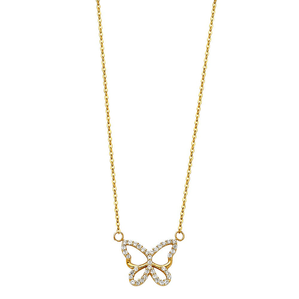 Butterfly Necklace - 17+1