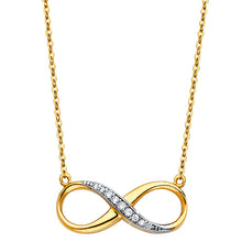 Load image into Gallery viewer, Infinity Necklace - 17+1&quot;