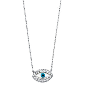 Evil Eye Necklace - 17+1"