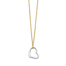 Load image into Gallery viewer, 2T Heart Necklace - 17&quot;
