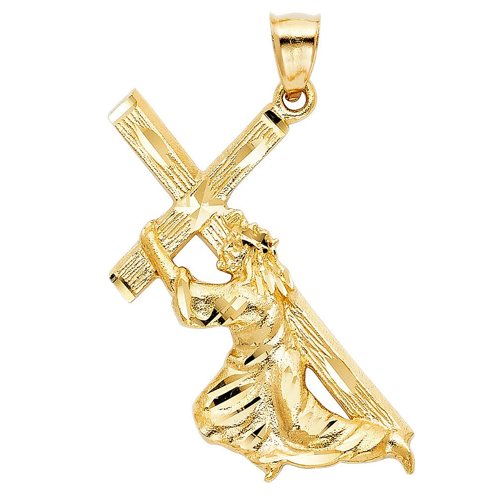 Jesus Crucifix Pendant - H. 40mm
