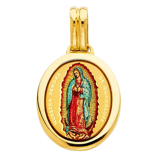 Guadalupe Colored Pendant - H. 22mm