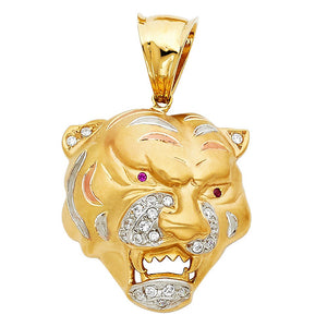 Tiger Pendant - H. 31mm/ W. 29mm