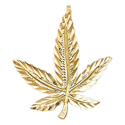 Marijuana Leaf Pendant - H. 20MM