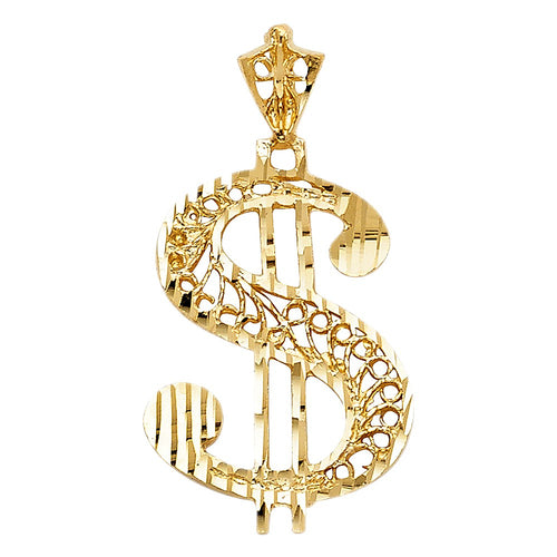 Dollar Sign Pendant - H. 26mm