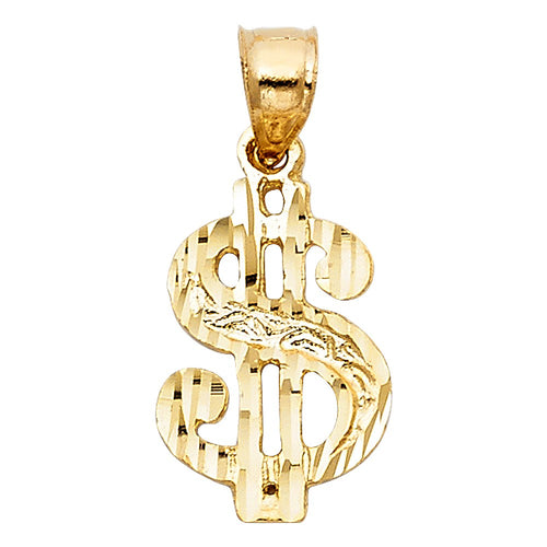 Dollar Sign Pendant - H. 17mm