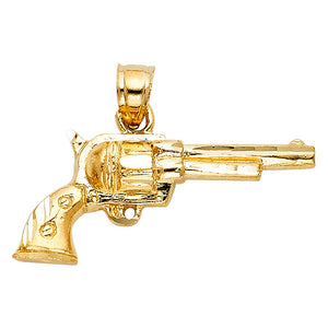 Pistol Gun Pendant - H. 14mm/ W. 30mm
