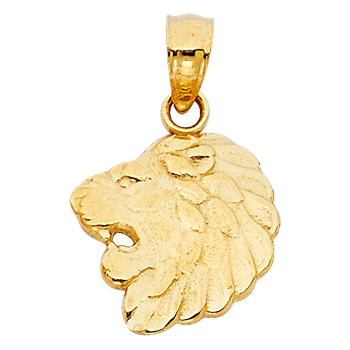 Lion Pendant - H. 12mm/ W. 13mm