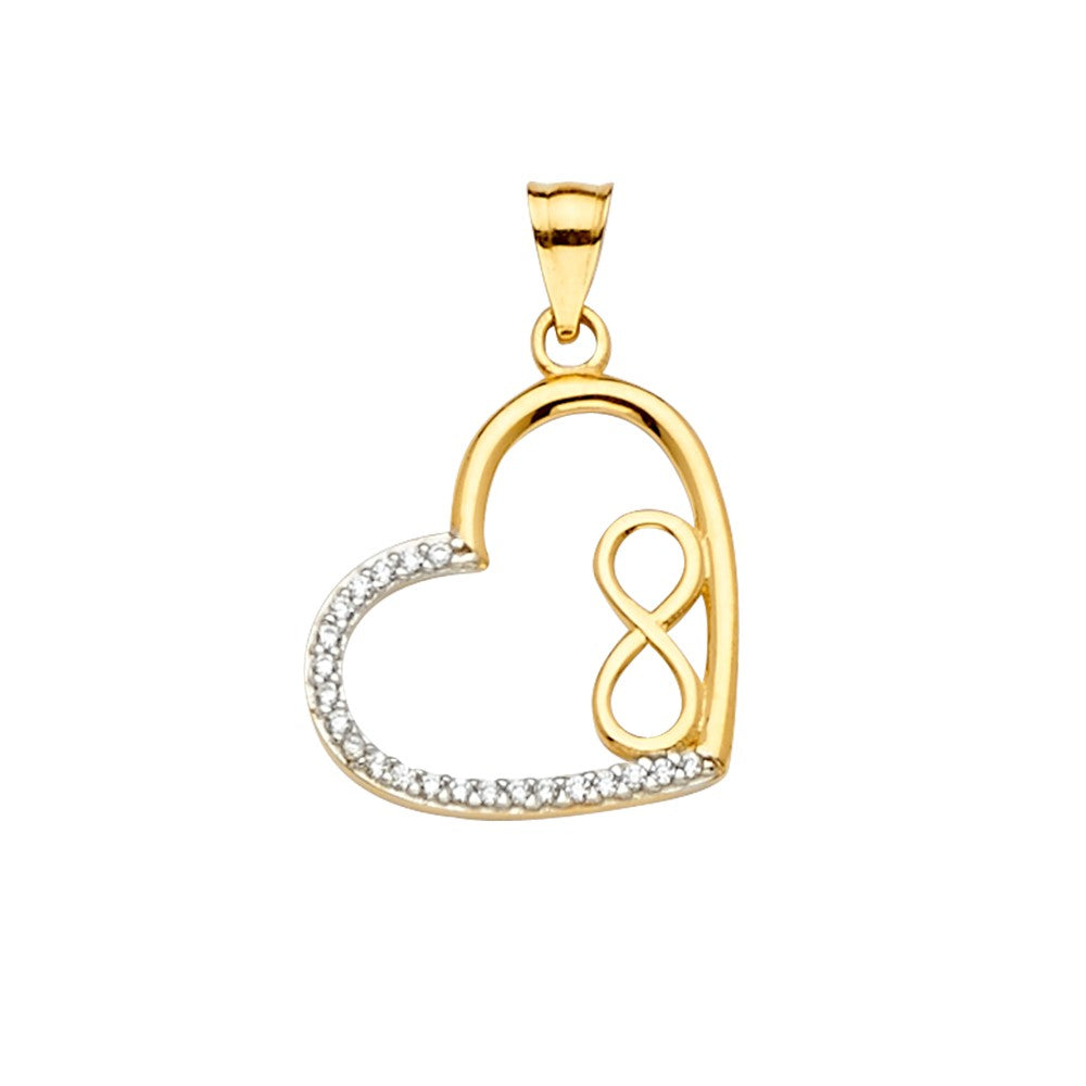 Heart infinity Pendant - 25MM