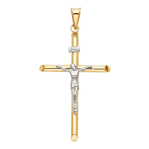 2T Crucifix Cross Pendant - H. 50MM